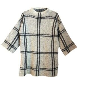 By Malene Birger Wool Blend Sweater Dress Gray‎ Black Size XXS